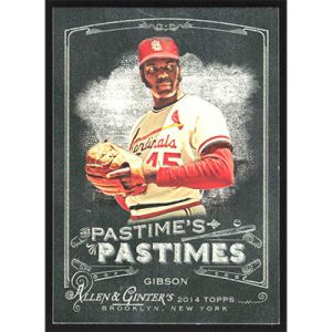 2014 Topps Allen & Ginter Pastime's Pastime #PP-BG Bob Gibson