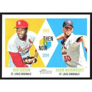 2014 Topps Heritage Then & Now #TAN-GW B. Gibson/A. Wainwright