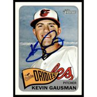 2014 Topps Heritage #377 Kevin Gausman Autographed