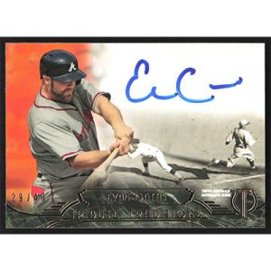 2014 Topps Tribute Tribute Traditions Autographs Orange #TT-EG Evan Gattis Autographed