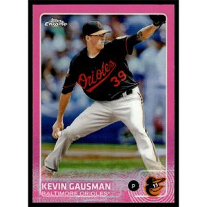 2015 Topps Chrome Pink Refractors #196 Kevin Gausman