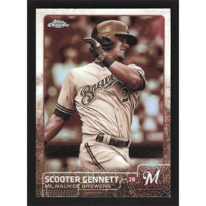 2015 Topps Chrome Sepia Refractors #3 Scooter Gennett