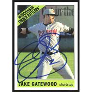 2015 Topps Heritage Minor League #57 Jake Gatewood Autographed