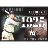 2015 Topps Highlight of the Year #H-1 Lou Gehrig