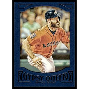 2016 Topps Gypsy Queen Framed Blue #70 Evan Gattis