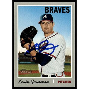 2019 Topps Heritage #295 Kevin Gausman Autographed