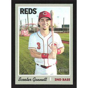 2019 Topps Heritage #466 Scooter Gennett SP