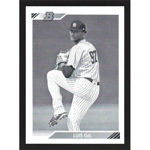 2020 Bowman Heritage Prospects Black and White #BHP-132 Luis Gil