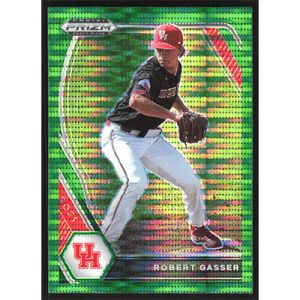 2021 Panini Prizm Draft Picks Green Pulsar #PDP71 Robert Gasser