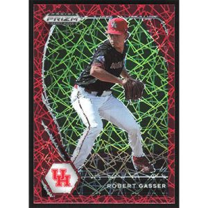 2021 Panini Prizm Draft Picks Red Velocity #PDP71 Robert Gasser