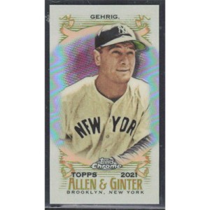 2021 Topps Allen & Ginter Chrome Mini #119 Lou Gehrig