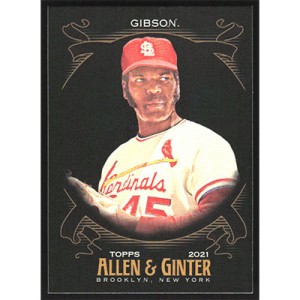 2021 Topps Allen & Ginter X #81 Bob Gibson