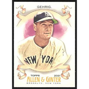 2021 Topps Allen & Ginter #119 Lou Gehrig