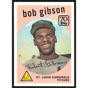 2021 Topps Double Headers #TDH-8 Bob Gibson