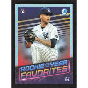 2022 Bowman Chrome Rookie of the Year Favorites #ROYF-15 Luis Gil