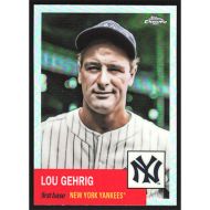 2022 Topps Chrome Platinum Anniversary Refractors #4 Lou Gehrig