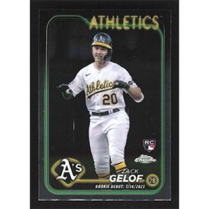 2024 Topps Chrome Update #USC40 Zack Gelof Rookie Debut