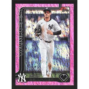 2025 Topps Update Pink Sandglitter #US50 Cody Bellinger