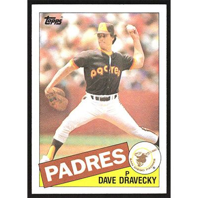 1985 Topps #530 Dave Dravecky