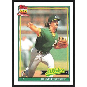 1991 Topps #250 Dennis Eckersley
