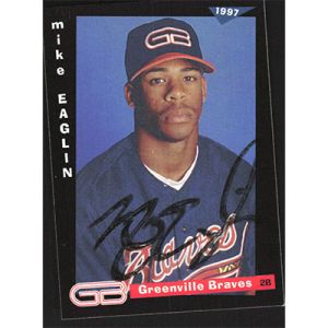 1997 Grandstand #19 Mike Eaglin Autographed