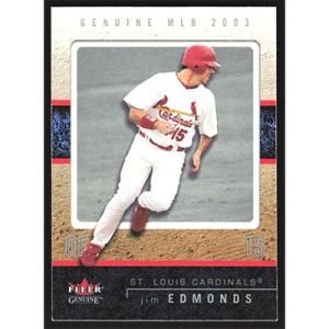 2003 Fleer Genuine #64 Jim Edmonds