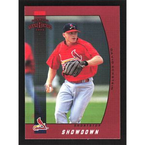 2005 Donruss Team Heroes Showdown Red #8 David Eckstein