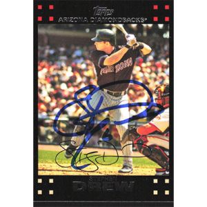 2007 Topps #285 Stephen Drew Autographed