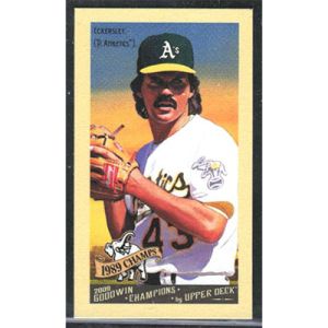 2009 Upper Deck Goodwin Champions Mini #92 Dennis Eckersley