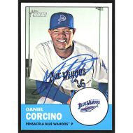 2012 Topps Heritage Minors #159 Daniel Corcino Autographed