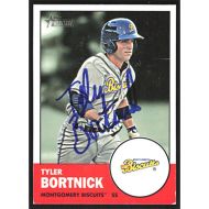2012 Topps Heritage Minors #166 Tyler Bortnick Autographed