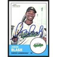 2012 Topps Heritage Minors #171 Jabari Blash Autographed