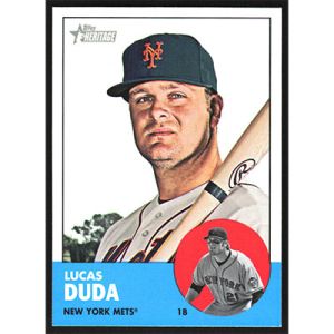 2012 Topps Heritage #245 Lucas Duda