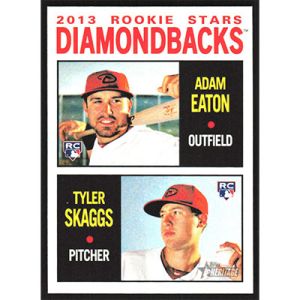 2013 Topps Heritage #356 A. Eaton/T. Skaggs Rookie Stars
