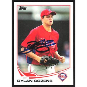 2013 Topps Pro Debut #44 Dylan Cozens Autographed