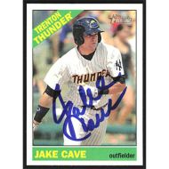 2015 Topps Heritage Minors #131 Jake Cave Autographed