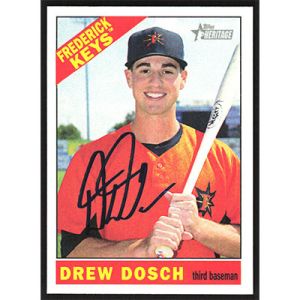 2015 Topps Heritage Minors #18 Drew Dosch Autographed