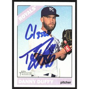 2015 Topps Heritage #4 Danny Duffy Autographed