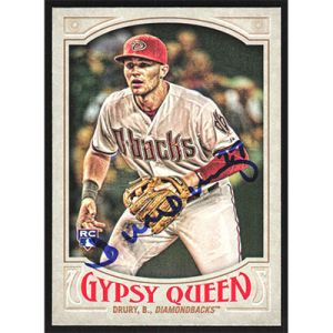 2016 Topps Gypsy Queen #287 Brandon Drury Autographed