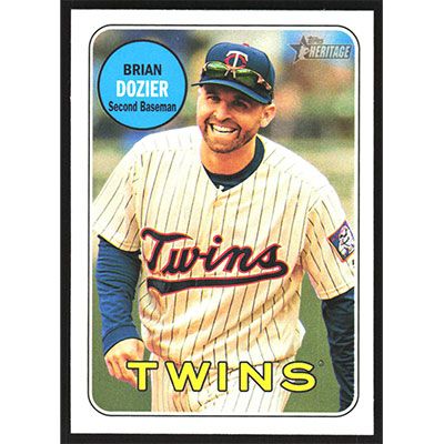 2018 Topps Heritage #356 Brian Dozier