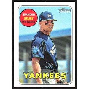 2018 Topps Heritage #654 Brandon Drury