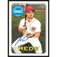 2018 Topps Heritage #89 Adam Duvall Autographed