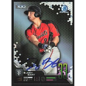2019 Bowman Chrome Scouts Top 100 #BTP-33 Joey Bart Autographed