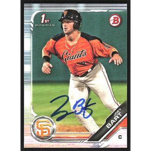 2019 Bowman Prospects #BP-50 Joey Bart Autographed