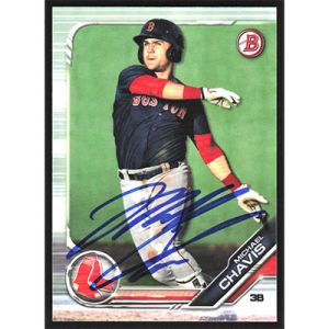 2019 Bowman Prospects #BP-92 Michael Chavis Autographed