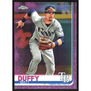 2019 Topps Chrome Pink Refractors #104 Matt Duffy