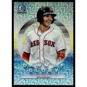 2020 Bowman Chrome Mega Box Dawn of Glory Refractors #DG-5 Jarren Duran