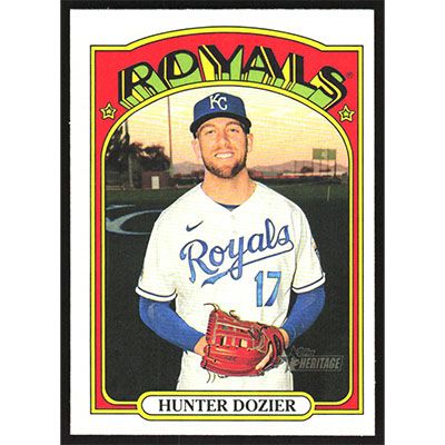 2021 Topps Heritage #203 Hunter Dozier