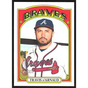 2021 Topps Heritage #639 Travis d'Arnaud