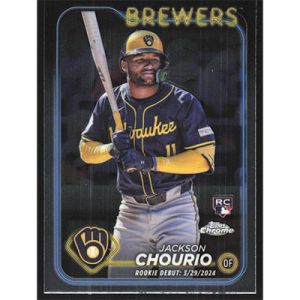 2024 Topps Chrome Update #USC30 Jackson Chourio Rookie Debut